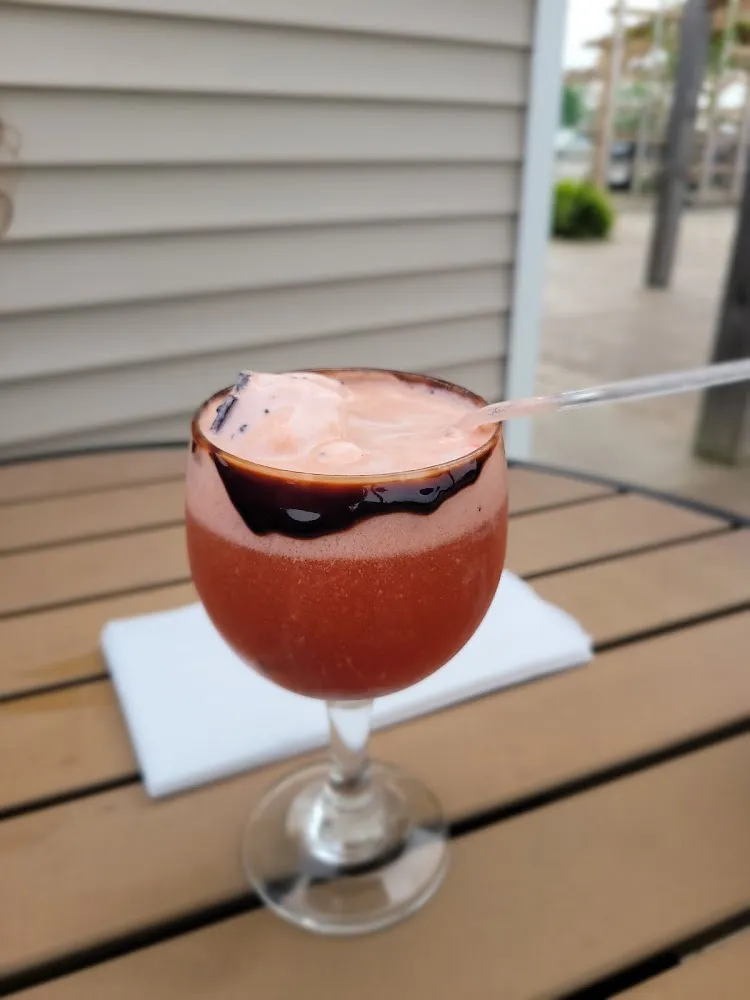 Strawberry Wine Float